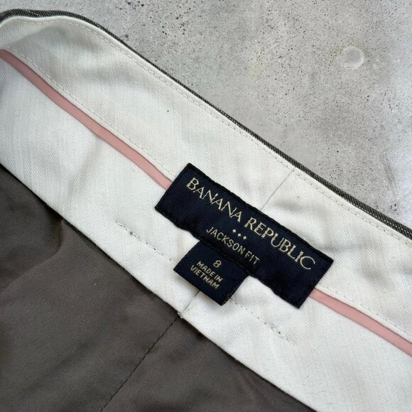 grey pinstripe wide leg trousers - Picture 3 of 8